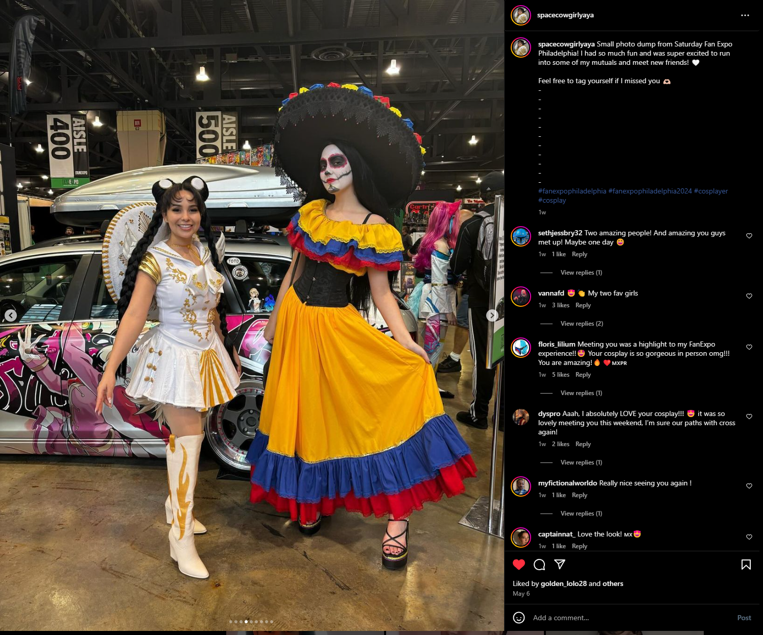 Yaya's Journey: Yaya and fellow latina cosplayer Bee